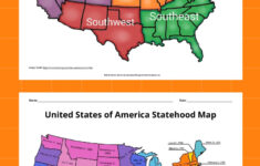 Free Printable Maps Of The United States Bundle regarding USA Labeled Map Printable