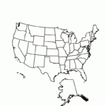 Free Printable Usa Map Coloring Page With USA Map Coloring Page Printable