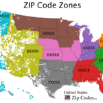 Free Zip Code Map, Zip Code Lookup, And Zip Code List With Area Codezones Map Usa Printable