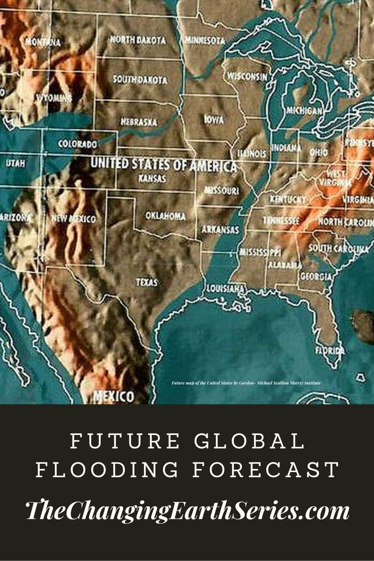 Future Global Flooding Forecasthope On The Horizon Ch 13 throughout Edgar Cayce Map of the United States
