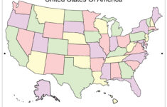 Get The Usa Map For Easy Learning within Printable Blank Map of the USA