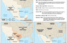 How The Border Between The United States And Mexico Was with Printable Map of USA and Mexico Border