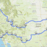 How To Plan A Cross Country Road Trip For Families On A Budget Inside Cool Printable Map Of USA For A Ca Texas Roadtrip