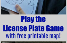 License Plate Game | Free Printable State Map Pdf throughout Printable Usa Map For The License Plate Game