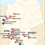 List Of United States Army Installations In Germany   Wikipedia Within Map Of USA Show Military Base Printable