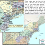 Map Northeast Region County City Highway Color With Regard To Printable Map Of Northeast USA With States And Cities