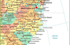 Map Of East Coast Of The United States for Printable Map of Eastern USA States