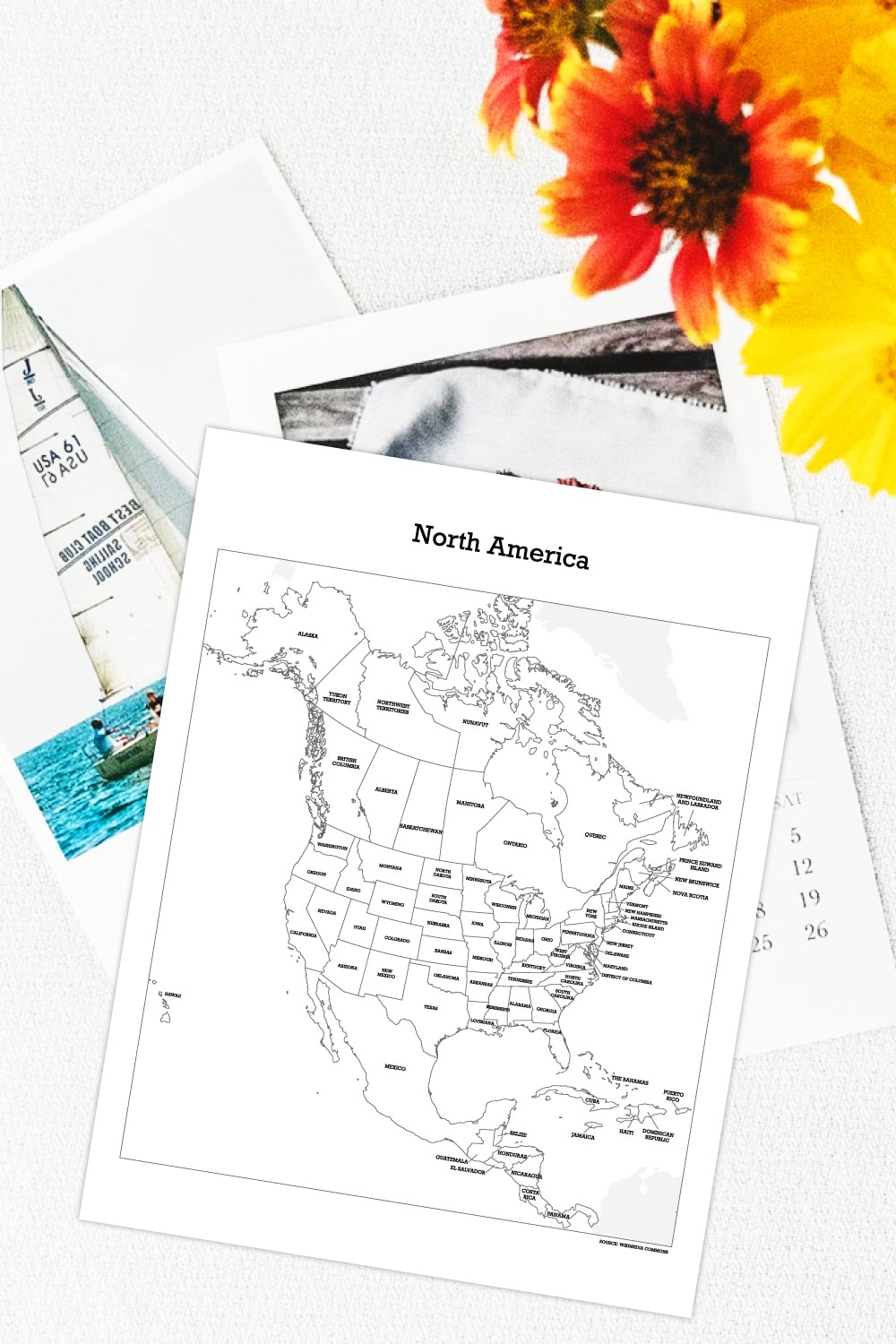 Map Of North America And Canada Free Printables pertaining to Free Printable Map Of Canada And Usa