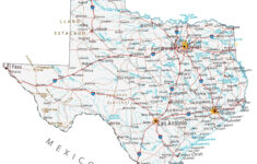 Map Of Texas - Cities And Roads - Gis Geography in Map Of Texas Usa Printable