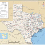 Map Of Texas State, Usa   Nations Online Project Throughout Map Of Texas USA Printable