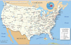 Map Of The United States - Nations Online Project throughout USA Map with Oceans Labeled