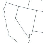 Map Of The Usa, Blank Map Of North America, United States Outline Inside Western Usa States Printable Map Blank