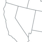 Map Of The Usa, Blank Map Of North America, United States Outline Within West USA States Printable Map Blank