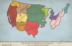 Map Of Us After The Sea Levels Rise To About 200 Meters Above with regard to Edgar Cayce Flood Map USA