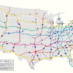 Map Of Us Interstate Highways : R/Mapporn In Usa Interstate Highway Map