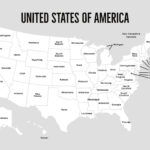Map Of Usa Map With States, Black And White Usa Map With 50 States Throughout Cute Map Of USA Black And White Printable