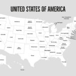 Map Of Usa Map With States, Black And White Usa Map With 50 States With Usa Map Black And White Printable Territories
