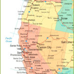 Map Of West Coast Of The United States   Ontheworldmap Within Free Printable Maps West Coast USA