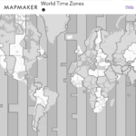 Mapmaker: Time Zones Regarding Time Zone Map Usa Printable Black And White