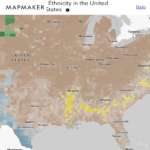 Mapmaker: United States Demographics—Ethnicity With Regard To Printable Ethnic Region Map Of Usa