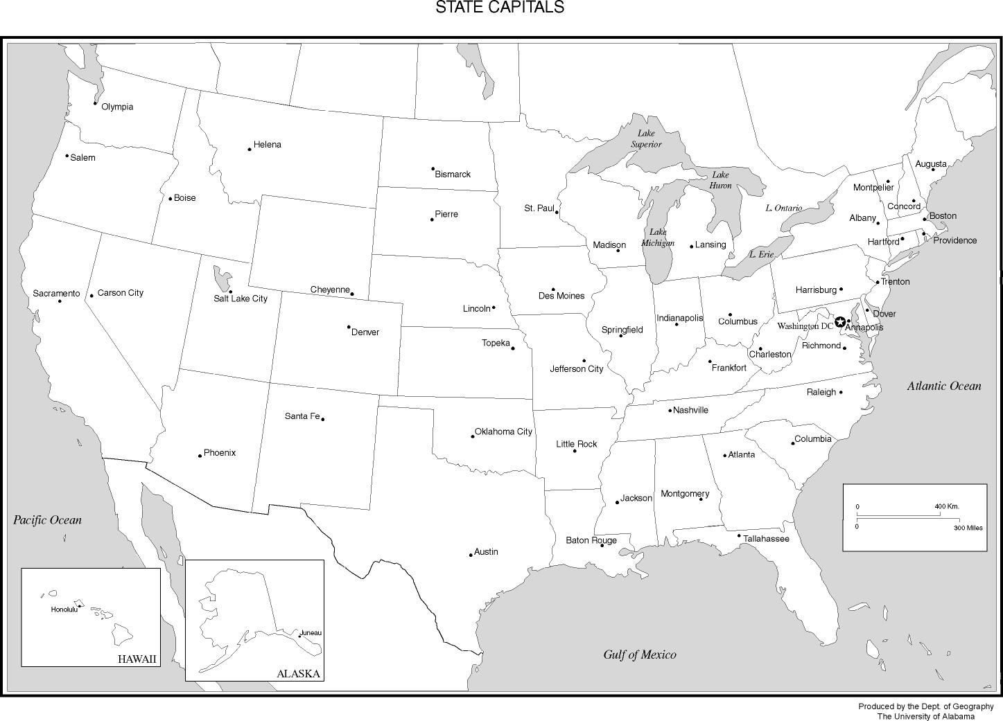 Maps Of The United States for Printable Map of USA with Major Cities