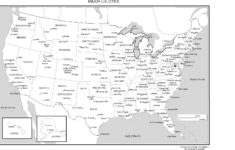 Maps Of The United States regarding Map USA Major Cities Printable