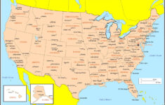 Maps Of The United States with Printable Map of USA with Major Cities Picture