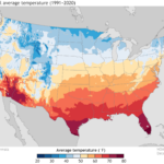 New Maps Of Annual Average Temperature And Precipitation From The In Climate Map Usa Printable