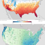 New Maps Of Annual Average Temperature And Precipitation From The Throughout Climate Map Usa Printable