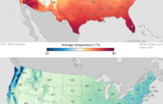 New Maps Of Annual Average Temperature And Precipitation From The throughout Climate Map Usa Printable