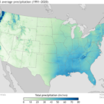 New Maps Of Annual Average Temperature And Precipitation From The With Climate Map Usa Printable