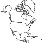 North America Blank Map And Country Outlines   Gis Geography For Blank USA And Canada Map Printable
