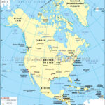 North America Latitude And Longitude Map   Geographic Coordinates Inside Printable USA Map With Latitude And Longitude