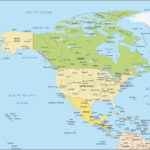 North America Map   Countries And Cities   Gis Geography For Printable Map Of USA And Canada Mexico Hawaii