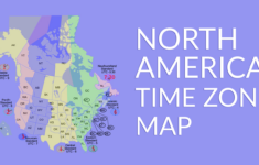 North America Time Zone Map - Gis Geography pertaining to Printable Time Zone Map USA Canada