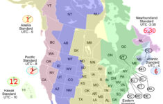 North America Time Zone Map - Gis Geography throughout Printable Time Zone Map Usa Canada