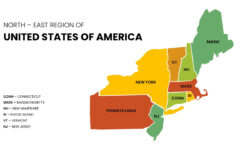 Northeastern United States Map - Free Powerpoint And Google Slides inside Printable Map of the Northeast USA