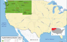 Northwestern Us Map, Map Of Northwest Usa, Northwest States Map intended for Printable Map of Northwest USA