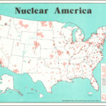 Nuclear America   Barry Lawrence Ruderman Antique Maps Inc. Pertaining To Printable USA Nuclear Target Map