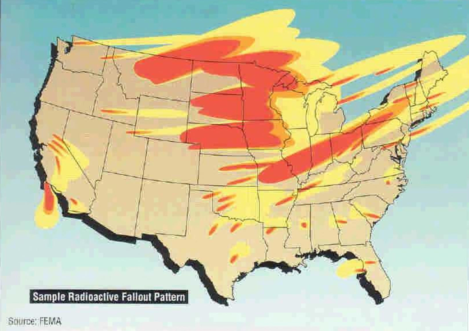 Nuclear Fallout - Wikipedia with Printable Usa Nuclear Target Map