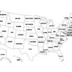 Outline Coloring Pages Usa Map   United States Of America  Instant For Map Of Usa To Color Printable