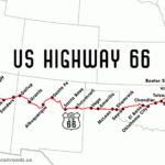 Parsa'S Virtual Route 66 Roadtrip — A Cyber Journey Down The Within Printable Map Of Route 66 Usa