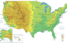 Physical Map Of The United States - Gis Geography with regard to Printable USA Physical Map Labeled