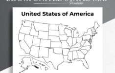 Printable Blank Us Map. Educational Map For Kids. Usa Coloring throughout Printable Blank USA Map with States
