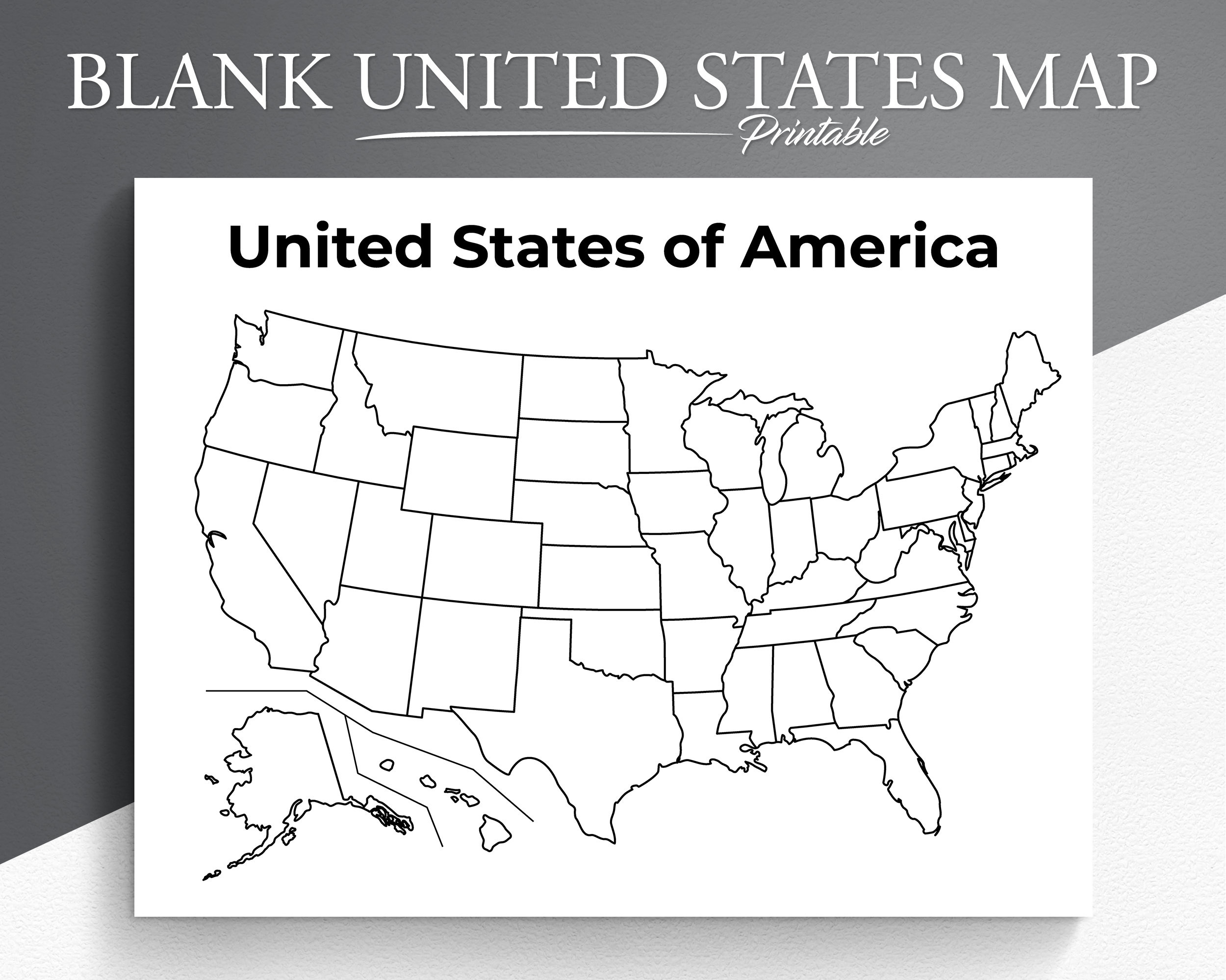 Printable Blank Us Map. Educational Map For Kids. Usa Coloring with Printable Blank Maps Usa