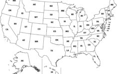 Printable Line Maps | Pvmaps with Printable USA Map with Abbreviations