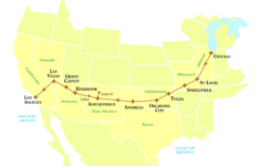 Printable Map Of Route 66 Usa - Printable in Free Printable Map of Route 66 USA