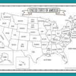 Printable Map Of The United States | Mrs. Merry Pertaining To Map Usa States Printable