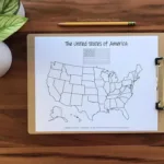 Printable United States Map Outline   The Art Kit Throughout Bullet Journal Printable Usa Map