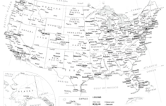 Printable United States Map | Sasha Trubetskoy throughout Printable Map of USA and Cities